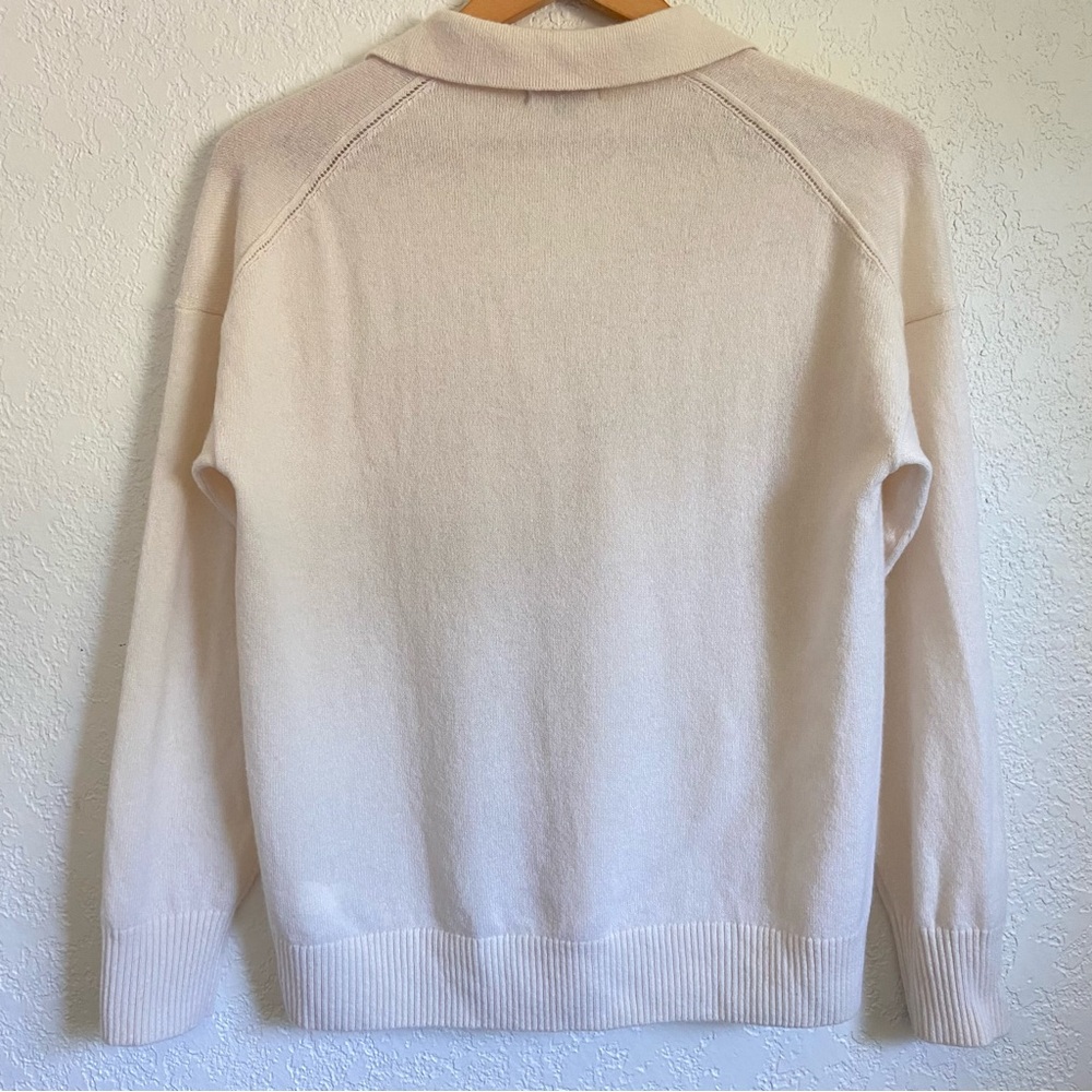 Quince Mongolian Cashmere Polo Sweater - Picture 3 of 16
